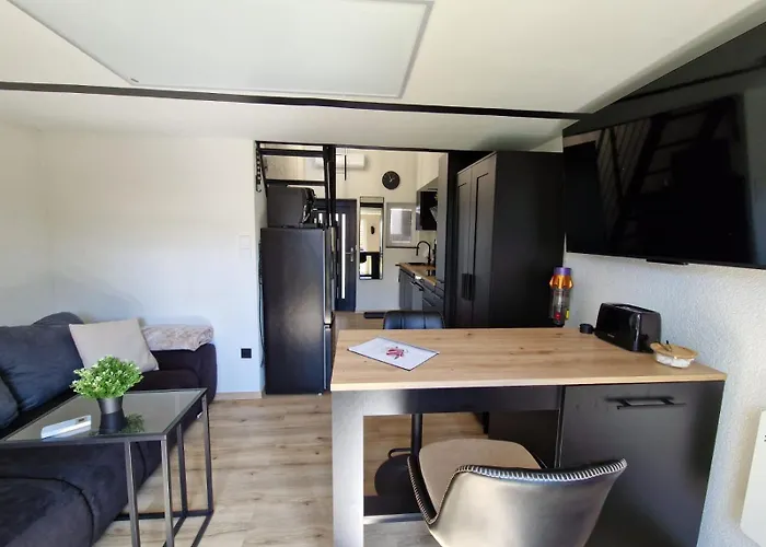 Nyaraló Tiny House Am Dillich - Hunde Willkommen - Eigener Eingezaeunter Garten - Ruhige Lage - Klima Borken