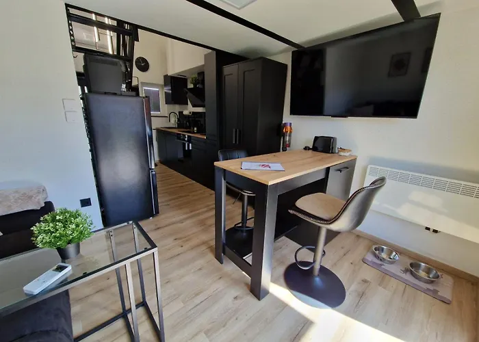 Tiny House Am Dillich - Hunde Willkommen - Eigener Eingezaeunter Garten - Ruhige Lage - Klima * Borken